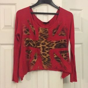 🇺🇸Supercute In Vein Juniors L crop top